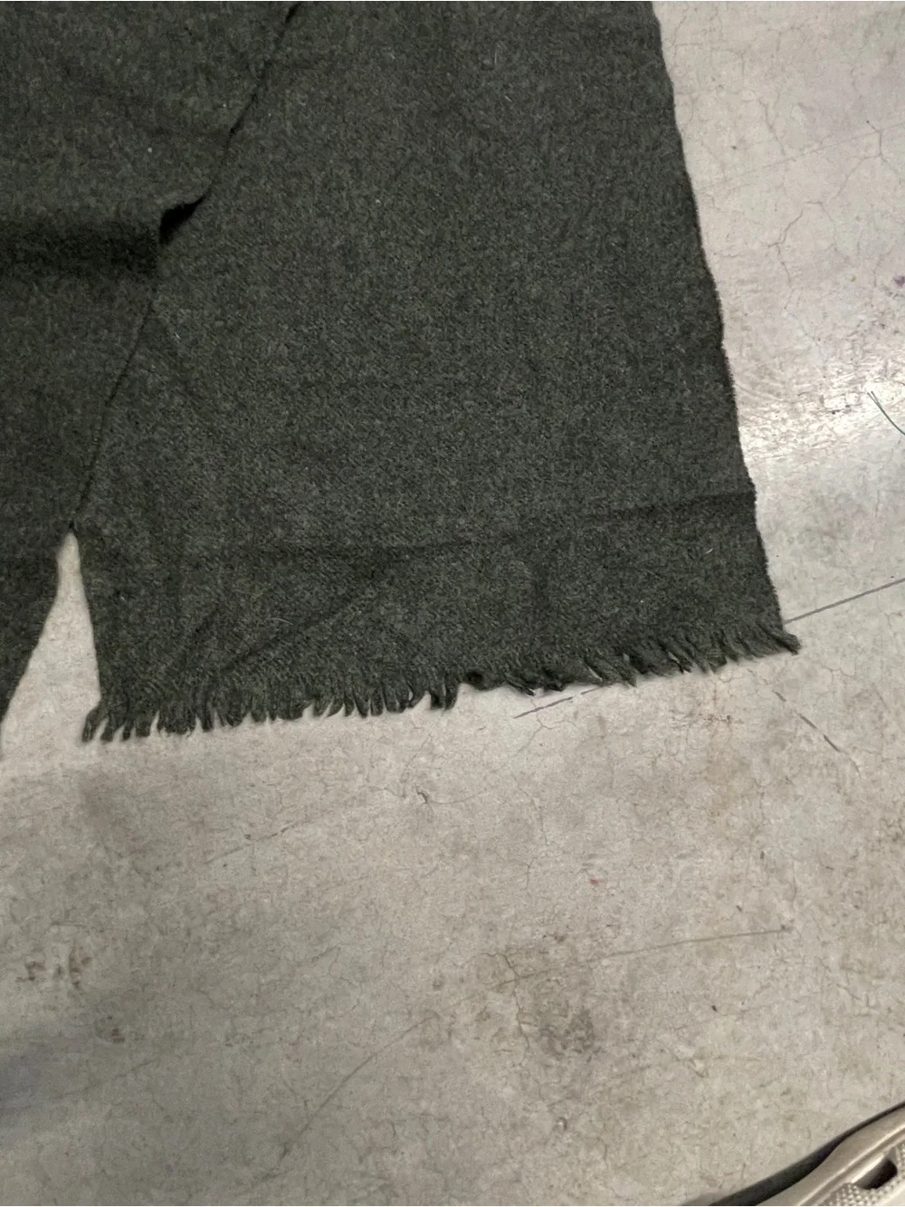 Vintage Sears Men's Cashmere Scarf - Fringed O/S